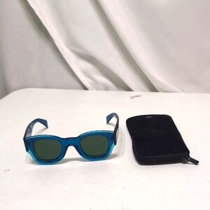 New Celine Paris women's designer blue frame sunglasses